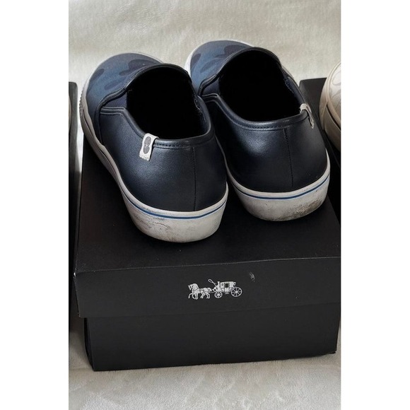 Coach Citysole Skate Camo Slip On Sneakers Shoes Mens Size 8.5 D Midnight Navy - Picture 4 of 4